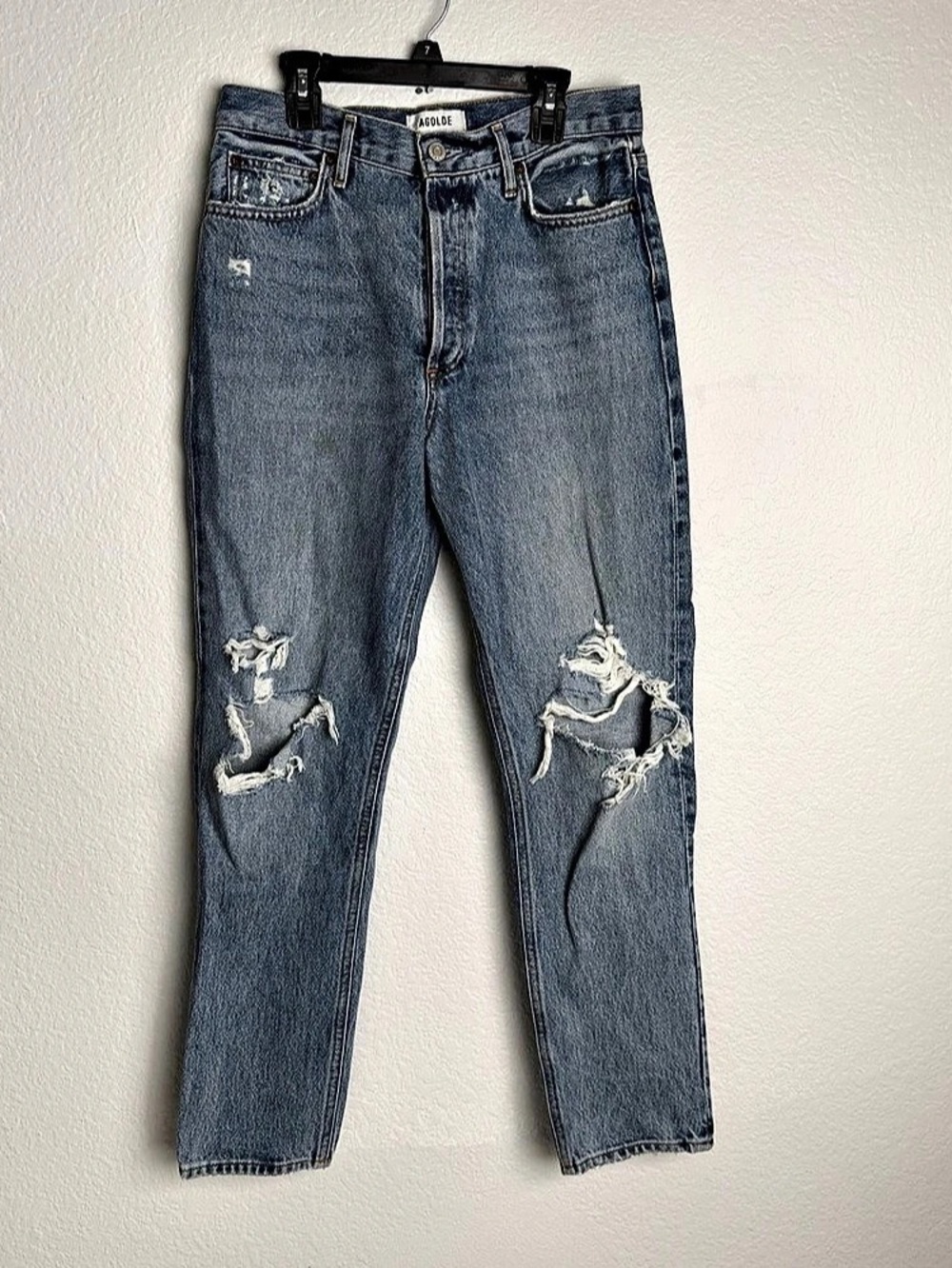 AGOLDE Fen Straight Leg Organic Cotton High Rise Jeans Size 27